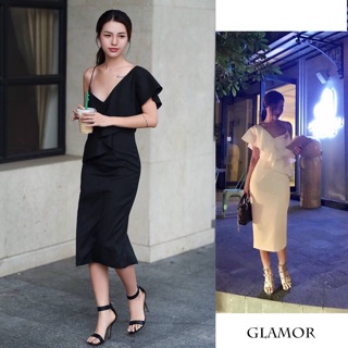 (Nhập mã NTAM169 để được giảm còn 169k + FS) GLAMOR - ĐẦM DÂY THIẾT KẾ