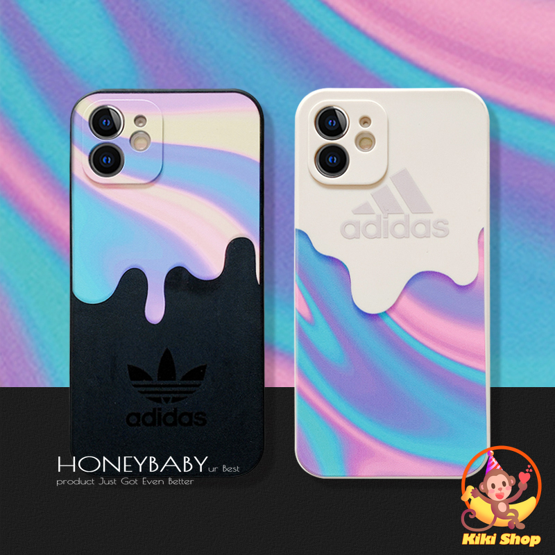 Ốp điện thoại TPU mềm Họa tiết Adidas thời trang cho IPhone 12 11 Pro Max X Xs Max XR 8 7