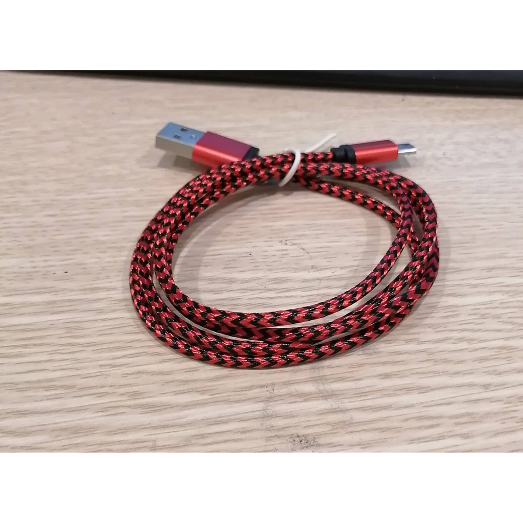 Cáp sạc dây dù 1m samsung chân micro chính hãng