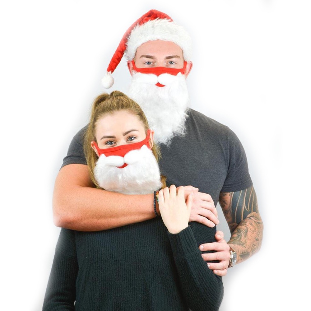 Mặt nạ hóa trang ông già noel phong cách thời trang