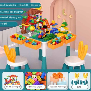 Bàn xếp lego đa năng cho bé