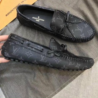 LV-Giày lười nam LV thắt lơ cao cấp,mã LV06