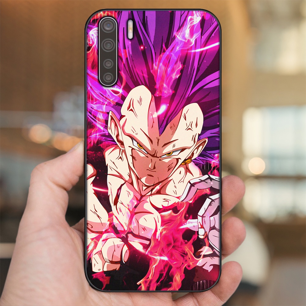 Ốp lưng Oppo A91, Reno 3 viền đen in hình Vegeta Dragon Ball