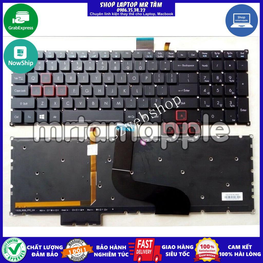(KEYBOARD) BÀN PHÍM LAPTOP ACER PREDATOR 15 dùng cho Predator 15 17 G9-591, G9-592, G9-593, G9-791, G9-792, G9-793