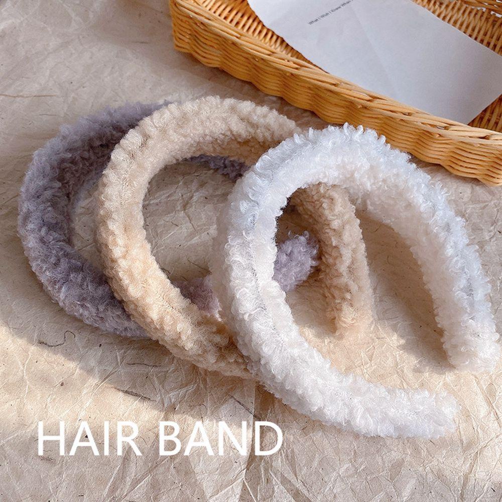 Băng Đô Lông Cừu Màu Sắc Ngọt Ngào WMES15H Rửa Mặt Cho Nữ