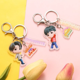 Móc khóa chibi BTS chủ đề Dynamite