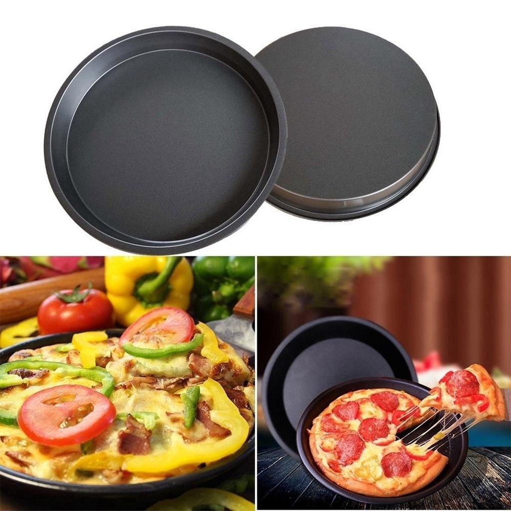 Khuôn Nướng Bánh Pizza Hình Tròn Bằng Thép Carbon Chống Dính Taylor1