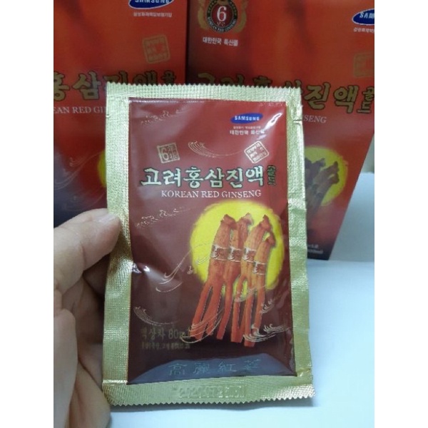 Nước tinh chất hồng sâm 30 gói 80ml Ganghwa Red Ginseng