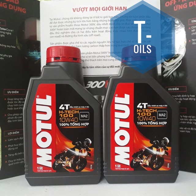 Nhớt Motul HTech 10w40