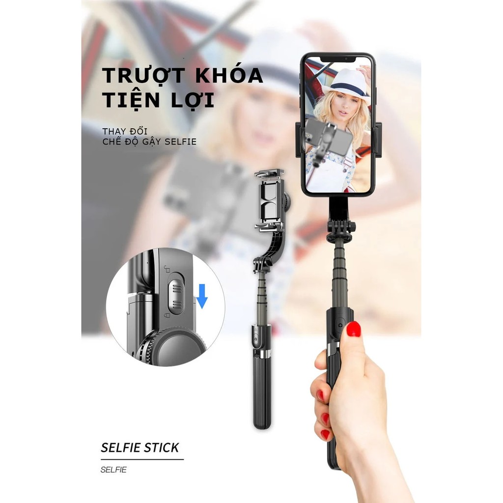 [HÀNG NHẬP KHẨU] Tay Cầm Chống Rung Điện Tử Gimbal Smartphone - Bluetooth Bản Cao Cấp Nhất Full Tính Năng 🌺FREESHIP🌺