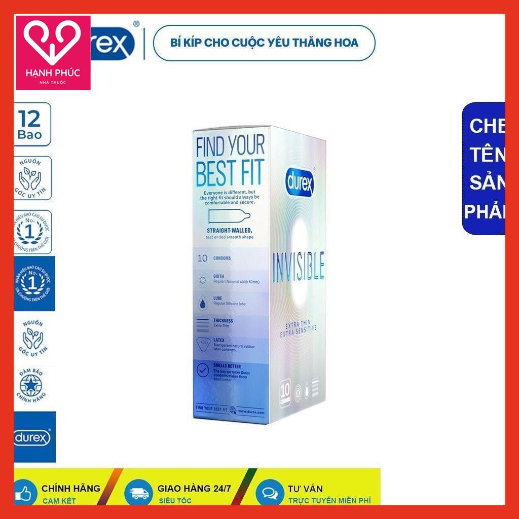 Bao Cao Su Durex Invisible [CHE TÊN], Bao cao su Kéo Dài Thời Gian Quan Hệ, Chống Xuất Tinh Sớm