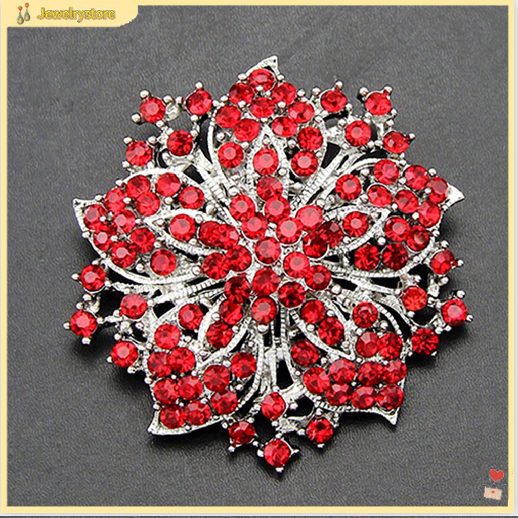 Ghim Cài Áo Hình Hoa Đào Mạ Bạc Chống Gỉ Sét