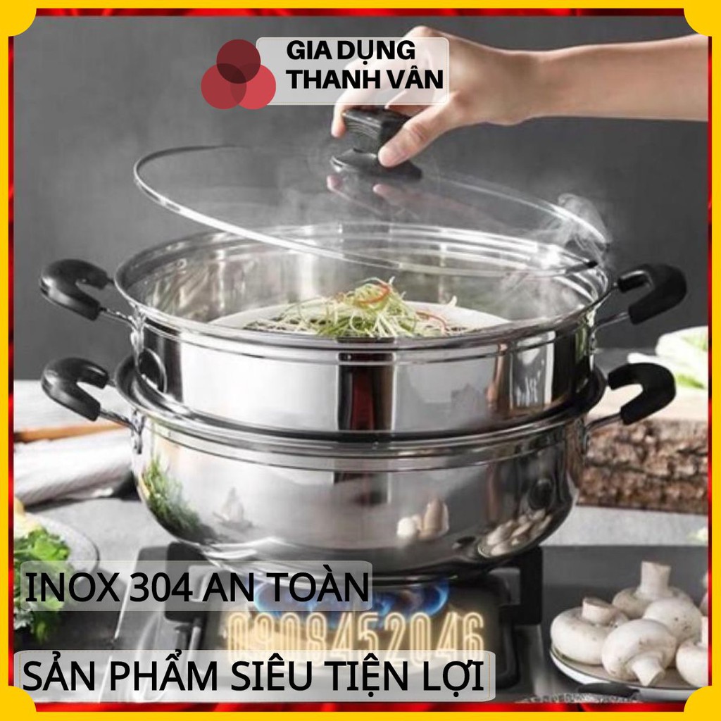 Nồi hấp 2 tầng đa năng 28cm
