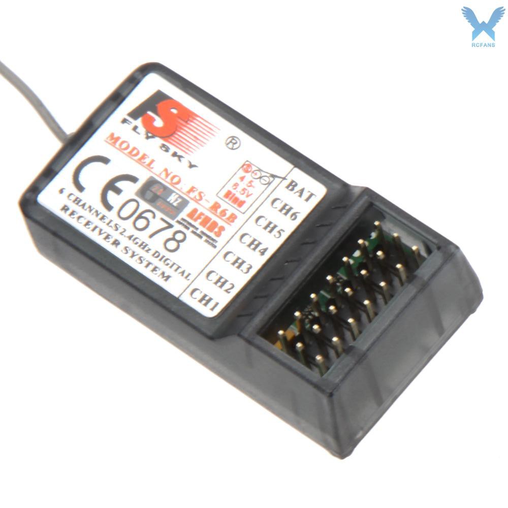 Bộ thu FlySky FS-R6B 2.4Ghz 6CH chính hãng cho Máy phát FlySky TH9X FS-CT6B FS-T6