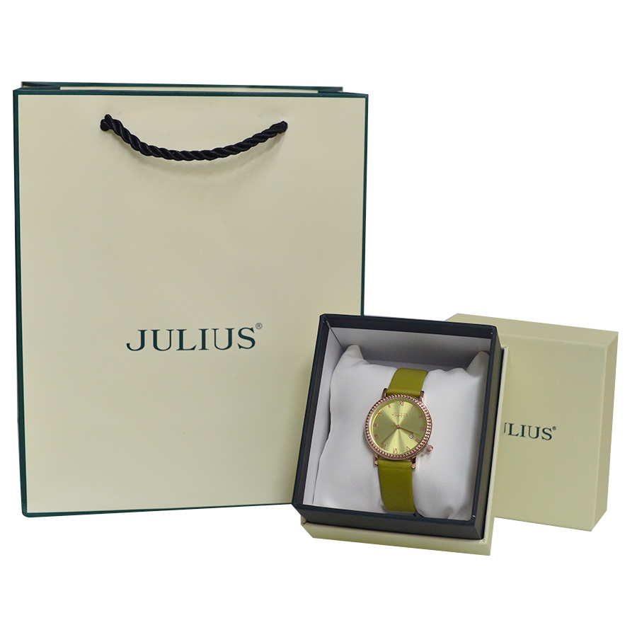 Julius Official | Đồng hồ nữ Julius Ja-1339 dây da