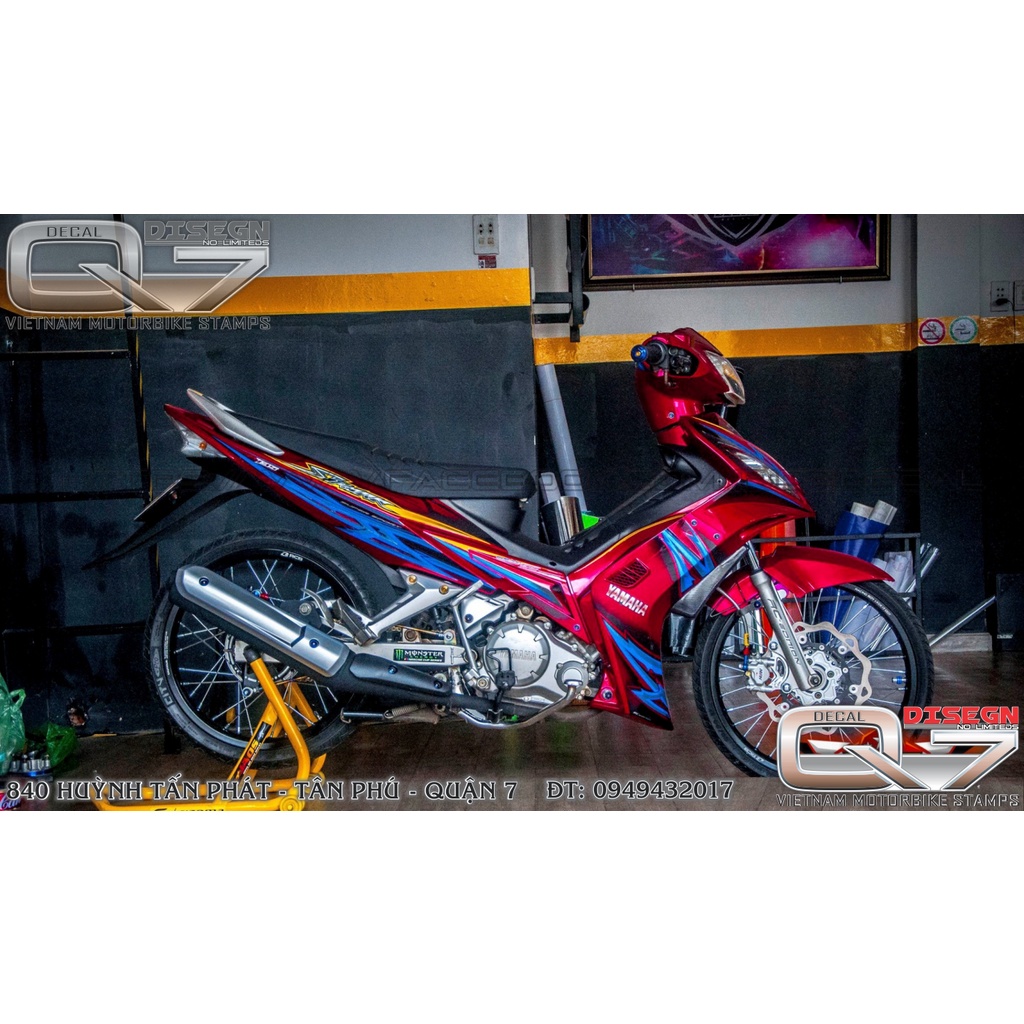 TEM RỜI EXCITER 2010 ĐỎ XANH