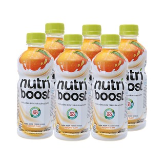 24 chai sữa trái cây Nutriboost hương cam 297ml