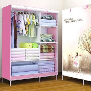 Tủ vải 2 buồng 3D