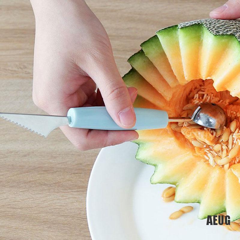 Muỗng múc dưa hấu có đầu dao khắc làm thủ công