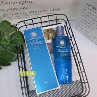 Toner cho da mụn Tenamyd Fresh White Sand Platinum Acne Care Clarifying 140ml ngừa mụn, se khít lỗ chân lông
