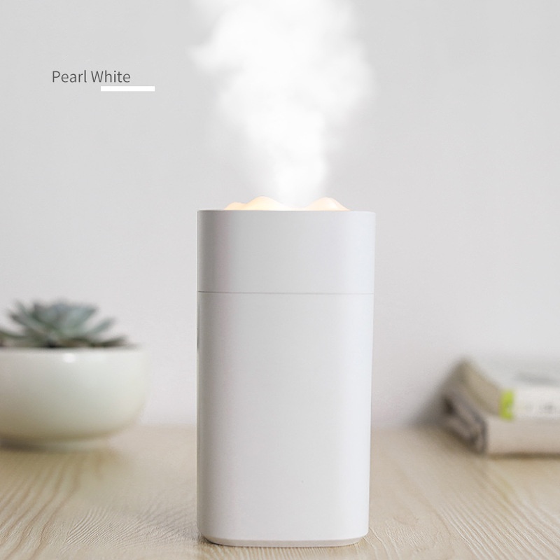 Rare store Máy Tạo Ẩm Không Khí Ngọn Núi Tuyết 350ML Bình Xịt Tĩnh Lặng Lọc Không Khí Và Bổ Sung Nước Cho Máy