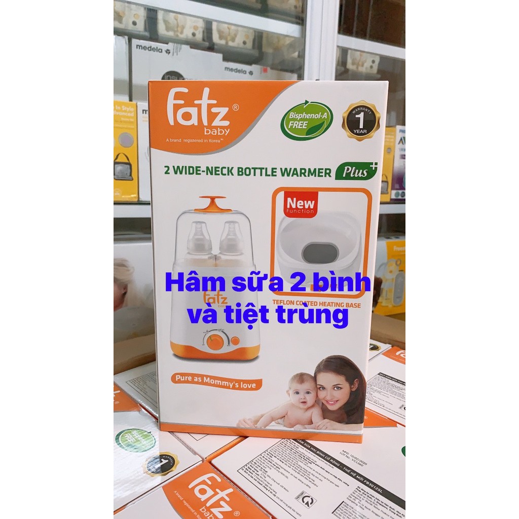 Máy hâm sữa Fatz 4 chức năng, Hâm nóng, giữ nóng, tiệt trùng bình sữa, vắt cam,Fatz baby Hàn Quốc