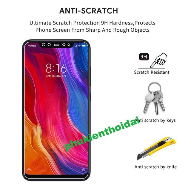 Xiaomi Mi 8SE / Mi 10T Pro FREESHIP Từ 50k kính cường lực loại tốt trong suốt ko full màn ( tặng keo mép ) mi 8 SE