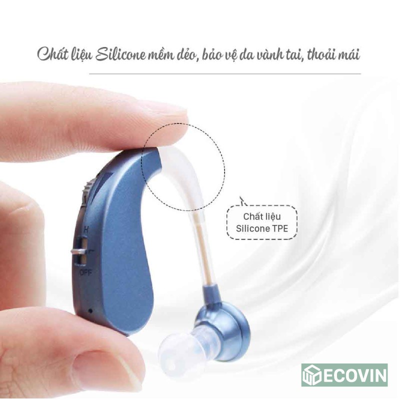 Máy Trợ Thính,Tai Nghe Trợ Thính Không Dây VHP 1204,trợ thính cho người già Chế độ lọc tiếng ồn, chống sôi hú