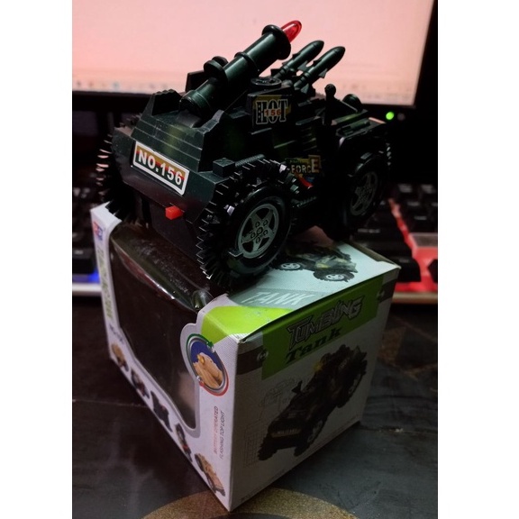 Xe Tăng Nhào Lộn, Xe Tăng Lật Cho Bé, Chạy 2 Pin AA  02045