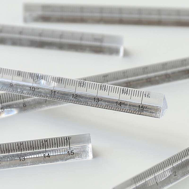 Thước kẻ trong suốt sáng tạo cho học sinh/ văn phòng