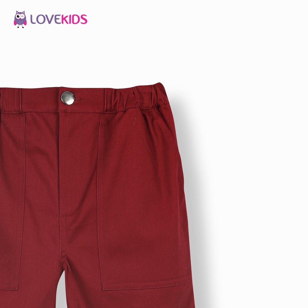 [Mã BMLTA50 giảm 50K đơn 150K] Quần kaki BT dáng dài LKB20LP00101 - Lovekids