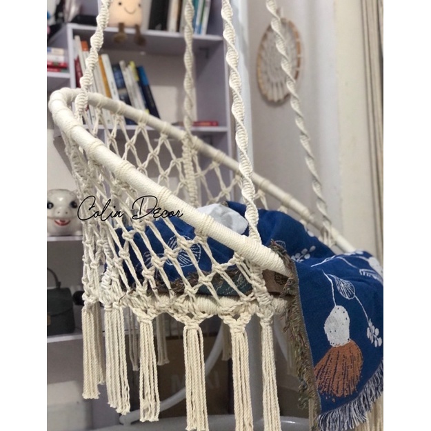 Xích đu treo trần treo trang trí sân vườn