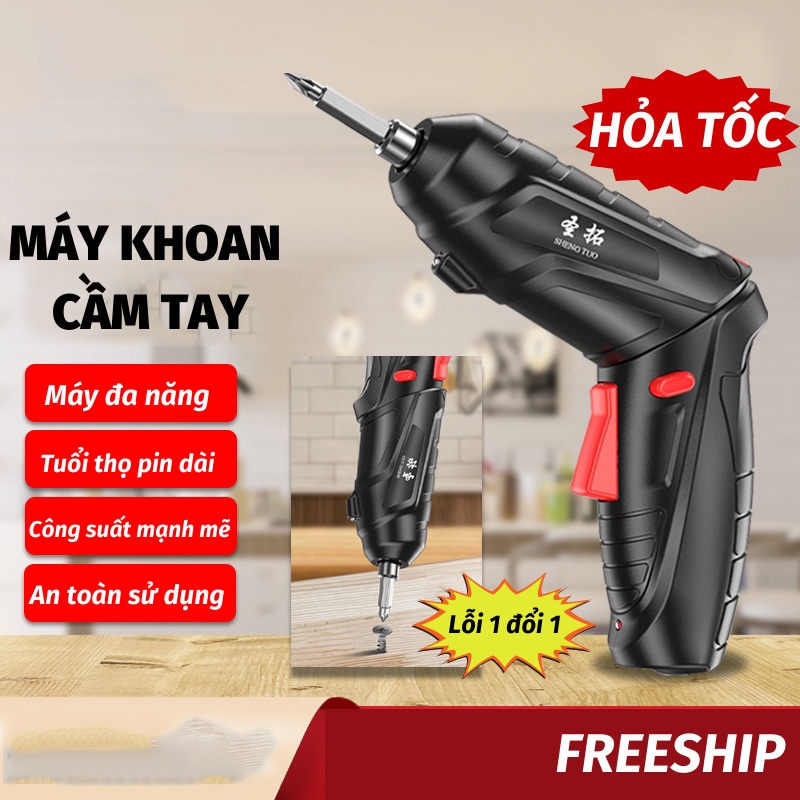 Máy Khoan Pin Cầm Tay Máy Khoan Pin Bắt Vít Đa Năng Gía Siêu Rẻ PAPAA.HOME