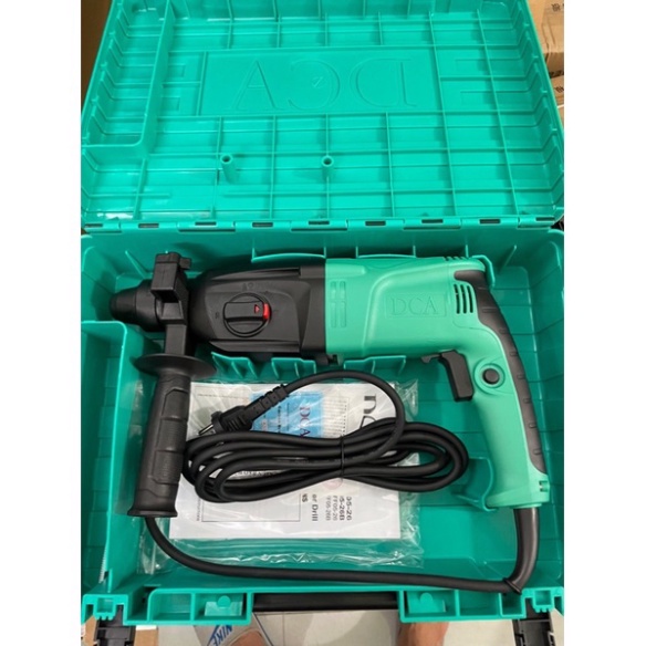 [Chính hãng] Máy khoan bê tông DCA AZC05-26B công suất 800W - khoan bê tông 3 chức năng tặng kèm 3 mũi khoan 2 mũi đục