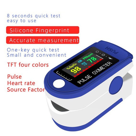 ✉Máy đo nồng độ oxy đầu ngón tay LK87 Thiết bị y tế có theo dõi giấc ngủ Nhịp tim Spo2 PR Pulse Oximeter sbay