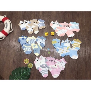 Set 5 đôi tất lưới [THÔNG HƠI, THOÁNG MÁT] dễ chịu cho bé