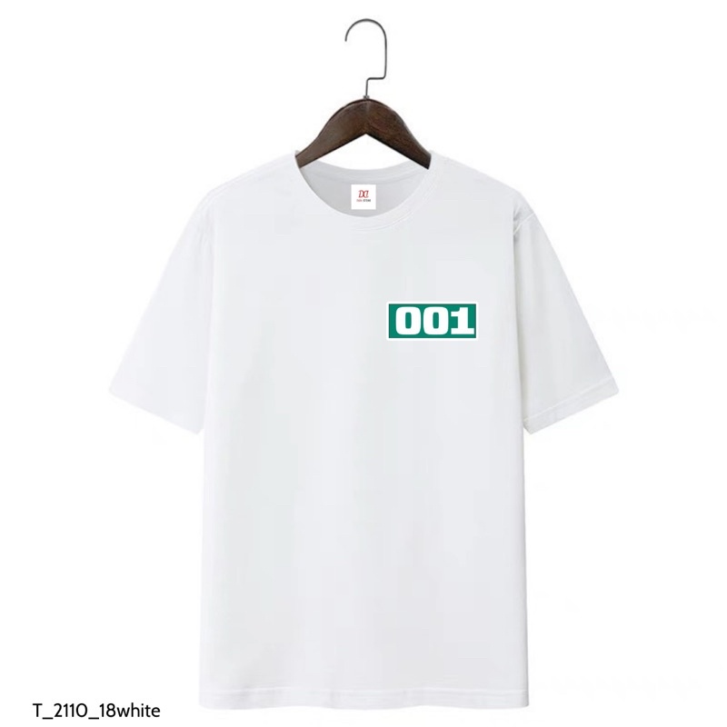 ÁO THUN OVERSIZE HOT TREND SQUID GAME 001 ÁO NGƯỜI CHƠI TRÒ CHƠI CON MỰC T_2110_18