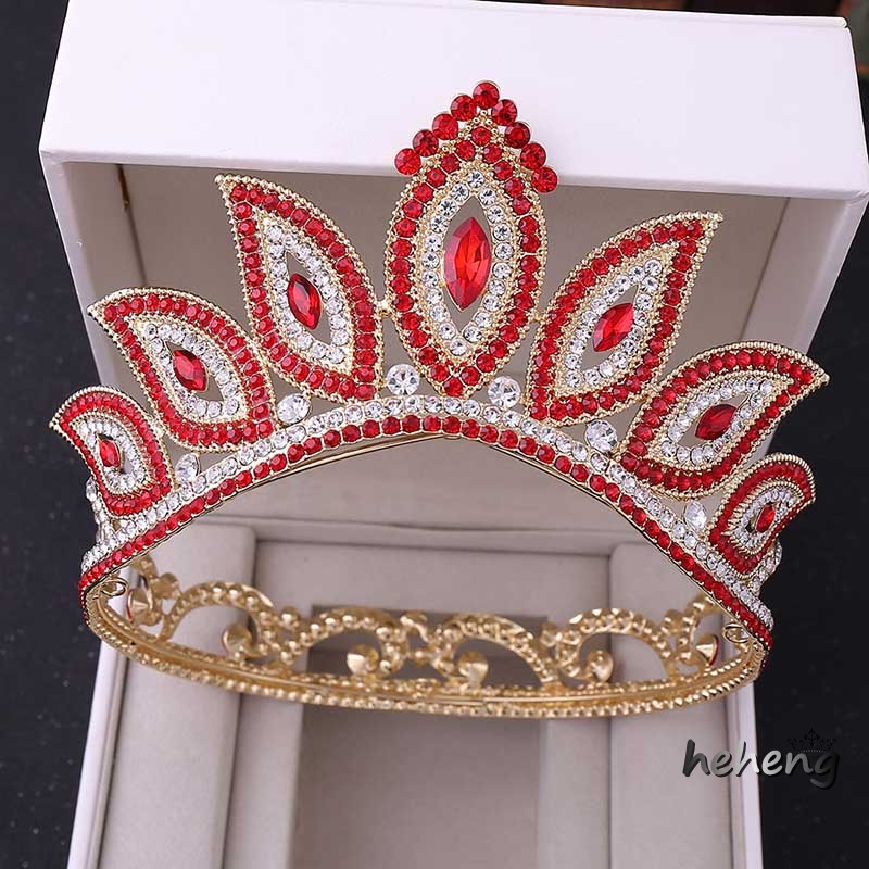 Vương Miện Đeo Đầu Đính Đá Phong Cách Âu Mỹ Cho Cô Dâu
