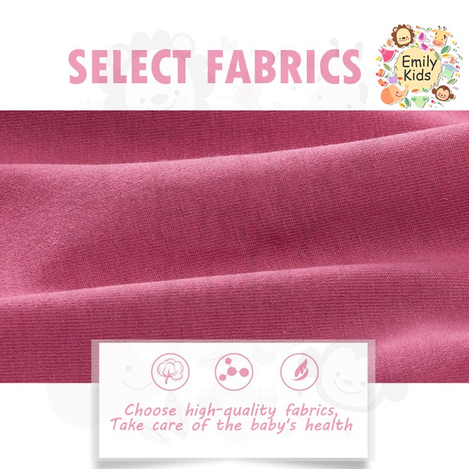 Bộ 5 Quần Lót Boxer Bằng Cotton Tinh Khiết In Họa Tiết Mặt Cười Thoải Mái Cho Bé Gái 3-12 Tuổi
