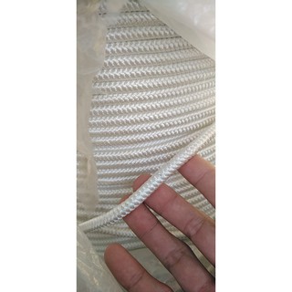 Dây dù tròn màu trắng dài 1m, size 6mm