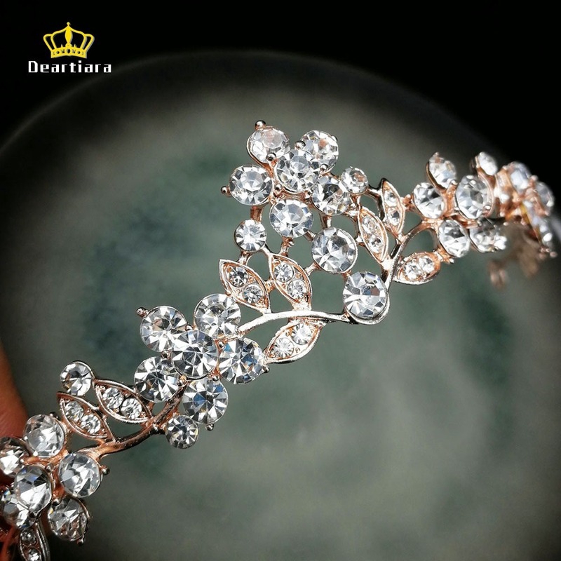 Vương miện đính pha lê trong tiệc cưới/ tiệc tùng/ lễ tốt nghiệp dành cho nữ