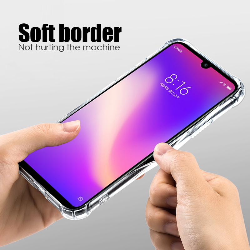 Ốp lưng nhựa dẻo trong suốt chống bụi chống va đập cho Xiaomi Redmi Note 5 6 Pro 6A 5 Plus Poco F1 Mi8 Mi9 5X 6X | BigBuy360 - bigbuy360.vn