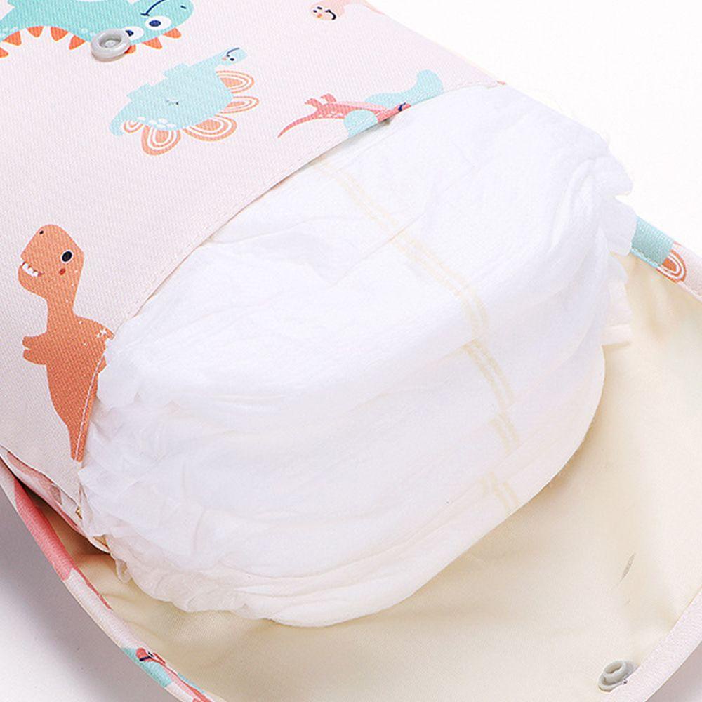 Túi Đựng Tã Em Bé Bằng polyester Chống Nước Đa Năng In Hình Thú Dễ Thương
