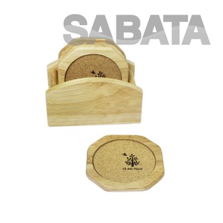 Bộ Lót Ly Vát Góc 6 Cái Gỗ Đức Thành - 23201