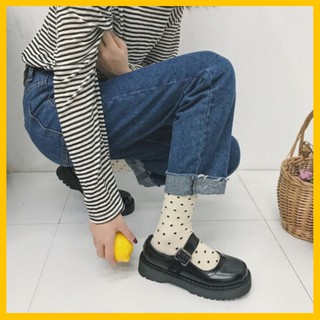 Giày búp bê Lolita nữ quai ngang đế xuồng học sinh Nhật Bản (sẵn - lẻ size )
