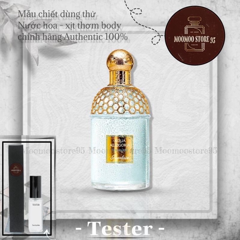 ❤️MOOMOO❤️ Nước hoa unisex Teazzurra GUERLAIN - ( 𝐦𝐚̂̃𝐮 𝐭𝐡𝐮̛̉ 𝟓𝐦𝐥/𝟏𝟎𝐦𝐥 )