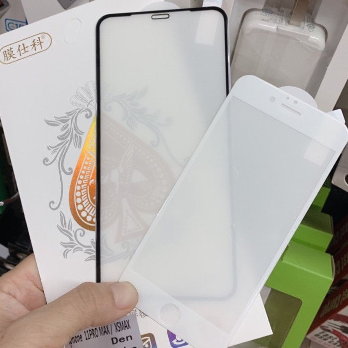 Kính cường lực dẻo xịn full màn hình chống sứt mẻ viền cho iphone 6G 6PLUS 7G 7PLUS X XR XSMAX IP 11 11 PRO/ 11 PRO MAX