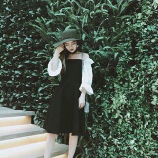 Đầm trễ vai