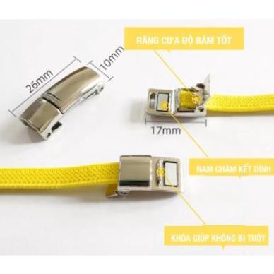 1 cặp khóa nam châm cho dây giày thể thao đủ màu - có sẵn hàng