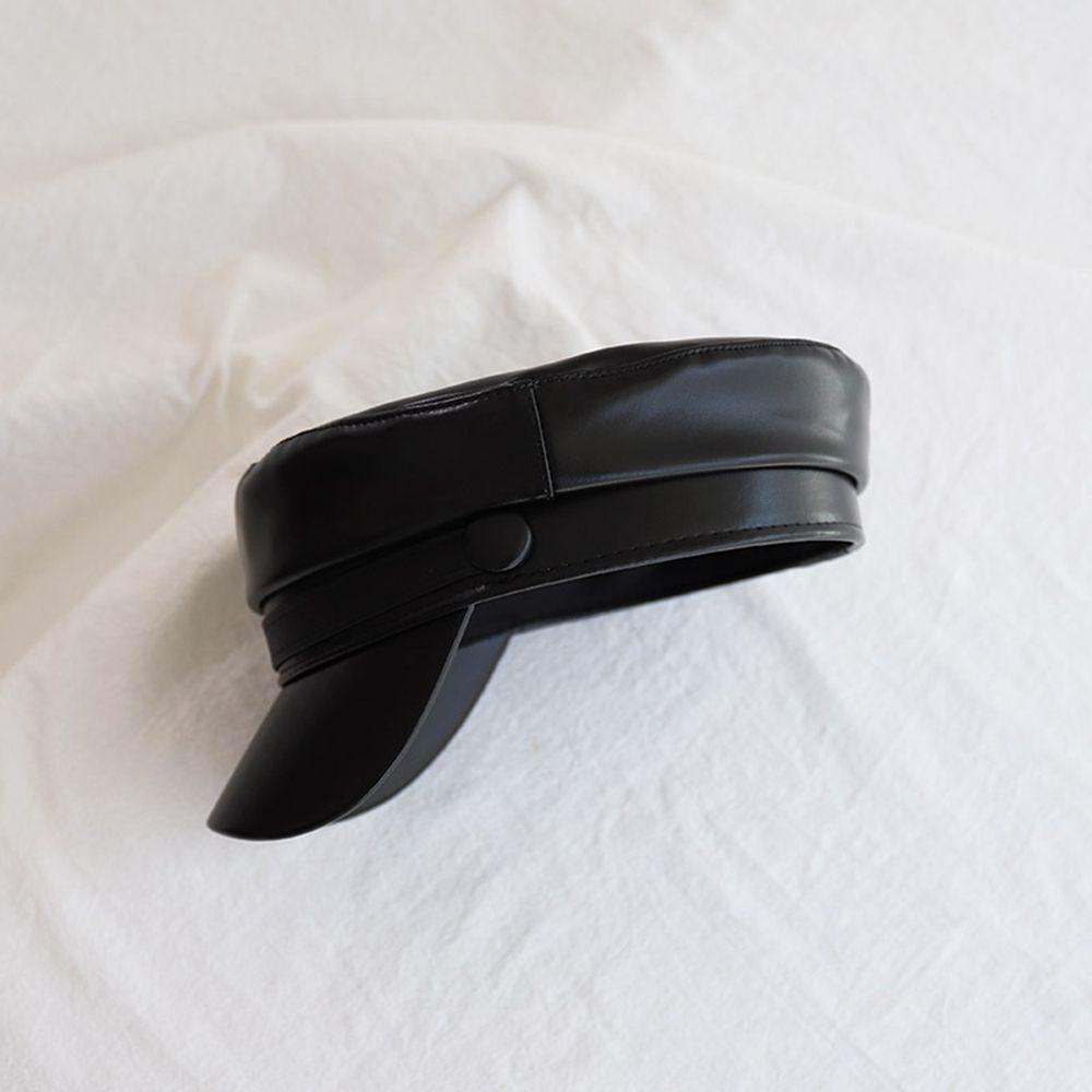 Mũ Beret Da PU Phong Cách Anh Quốc Cổ Điển Thời Trang Thu Đông Cho Nữ